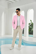 Load image into Gallery viewer, Seersucker Striped Men's Summer Blazer
