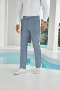 Gallery viewerに画像を読み込む, Seersucker Striped Men's Summer Pants
