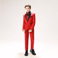 Bild in Galerie-Betrachter laden, Classic Morden Fit Toddler Tuxedo 5 Pieces Boy Suits
