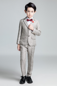 Cargar la imagen en la vista de la galería, Unique Design Slim Fit Modern 5 Piece Boys Suits
