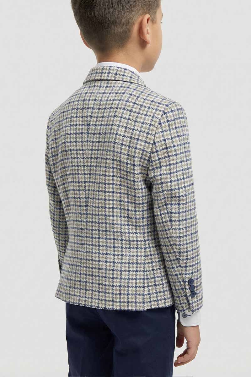 Boys Houndstooth for Formal Events Classic Blazer