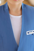 Load image into Gallery viewer, Boys Blue Casual 2-Piece Suit for Semi-Formal Weddings & Rehearsal
