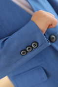Load image into Gallery viewer, Boys Blue Casual 2-Piece Suit for Semi-Formal Weddings & Rehearsal

