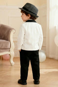 Load image into Gallery viewer, Boys White Shawl Collar 2-Piece Suit for Wedding
