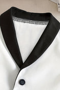 Load image into Gallery viewer, Boys White Shawl Collar 2-Piece Suit for Wedding
