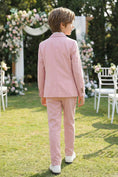 Charger l'image dans la visionneuse de la galerie, Boys Pink 3-Piece Suit for Garden Weddings
