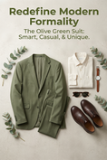 Bild in Galerie-Betrachter laden, Boys Green 2-Piece Suit Jacket and Pants for Formal Events

