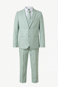 Bild in Galerie-Betrachter laden, Boys Mint Green 3-Piece Suit for Weddings and Formal Events
