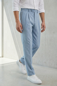 Bild in Galerie-Betrachter laden, Boys Light Blue Dress Pants for Weddings and Formal Events
