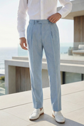 Bild in Galerie-Betrachter laden, Boys Light Blue Dress Pants for Weddings and Formal Events
