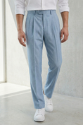 Bild in Galerie-Betrachter laden, Boys Light Blue Dress Pants for Weddings and Formal Events
