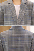 Load image into Gallery viewer, Boys Grey Glen Plaid Casual 2-Piece Suit for Modern Weddings
