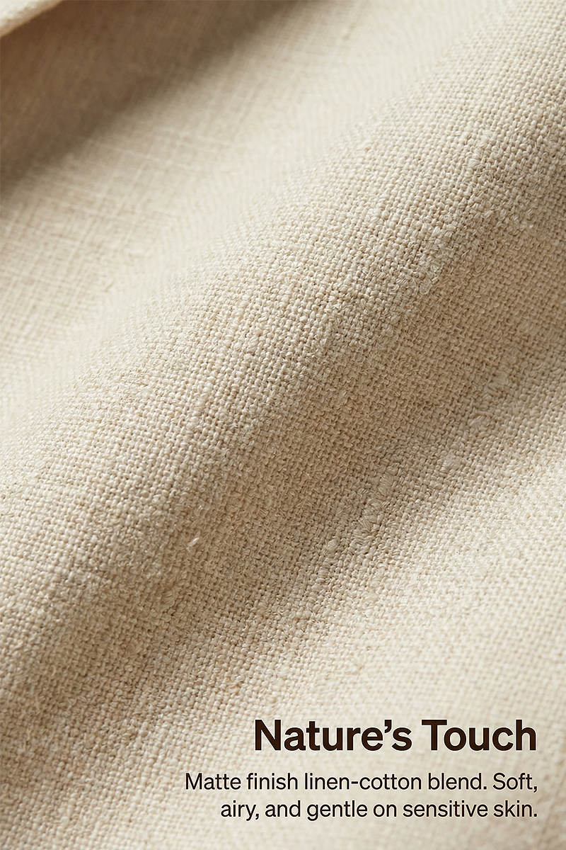 Boys Beige Double-Breasted Notch Lapel Blazer Jacket