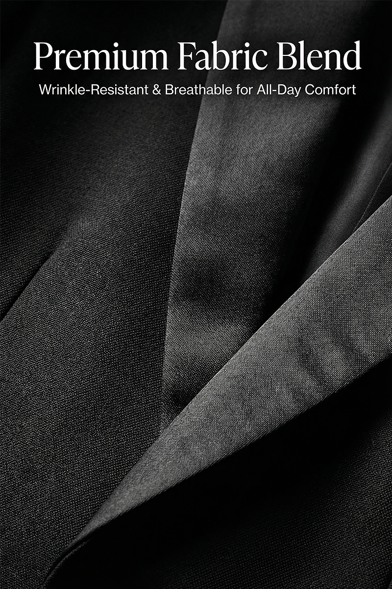 Boys Black Shawl Lapel Tuxedo Blazer