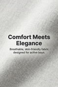 Load image into Gallery viewer, Boys Light Grey Linen Wedding Outfit with Soft Tailoring 3-Piece Suit
