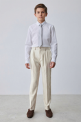 Bild in Galerie-Betrachter laden, Boys Beige Formal Pants

