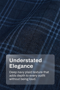 Cargar la imagen en la vista de la galería, Boys Blue Plaid Dress Pants Tailored Formal Trousers
