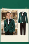 Bild in Galerie-Betrachter laden, Boys Emerald Green 2-Piece Suit for Garden Weddings
