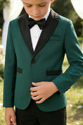 Bild in Galerie-Betrachter laden, Boys Emerald Green 2-Piece Suit for Garden Weddings
