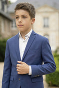 Bild in Galerie-Betrachter laden, Boys Classic Navy Blue 2-Piece Suit with Notch Lapel
