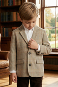 Bild in Galerie-Betrachter laden, Boys Blue Plaid Dress Pants
