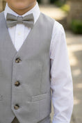 Bild in Galerie-Betrachter laden, Boys Light Grey Vest & Trousers Set

