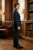 Bild in Galerie-Betrachter laden, Boys Navy Classic 2-Piece Suit
