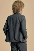 Load image into Gallery viewer, Boys Charcoal Grey 3-Piece Suit for Weddings & Formal Occasions
