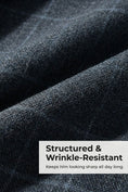Charger l'image dans la visionneuse de la galerie, Boys Charcoal Plaid Blazer
