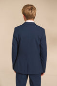 Bild in Galerie-Betrachter laden, Boys Navy Blue Blazer for Modern Weddings & Formal Receptions
