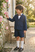 Load image into Gallery viewer, Boys Navy Blue Shorts
