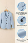 Bild in Galerie-Betrachter laden, Boys Sky Blue Blazer for Casual Garden Weddings
