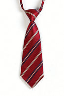 Boys Multicolored Twill Tie