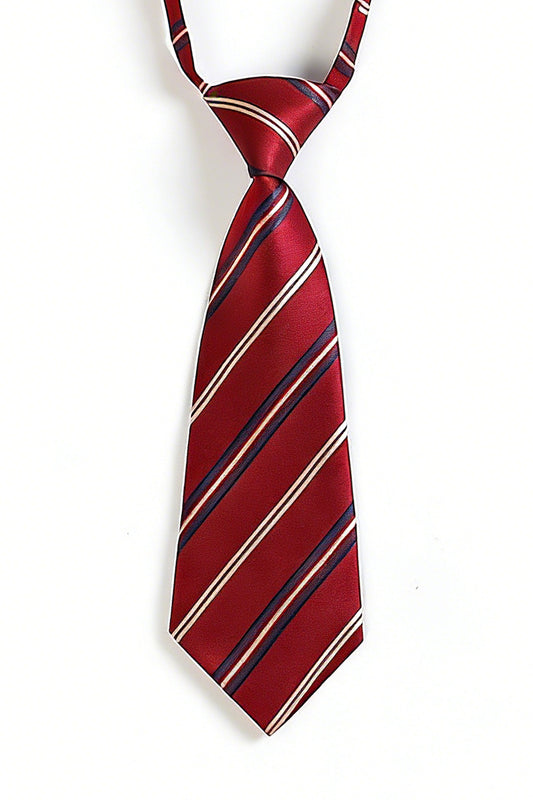 Boys Multicolored Twill Tie