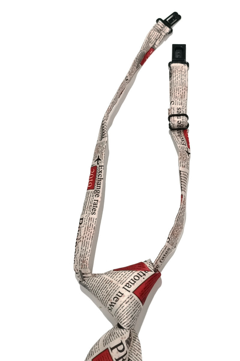 Boys British Retro Newspaper Tie