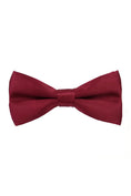 Cargar la imagen en la vista de la galería, Boys Burgundy Bow Tie
