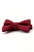 Cargar la imagen en la vista de la galería, Boys Burgundy Bow Tie
