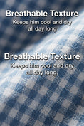 Load image into Gallery viewer, Boys Blue Gingham Long-sleeve Shirt
