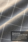 Load image into Gallery viewer, Boys Grey Checkered Tailored Trousers

