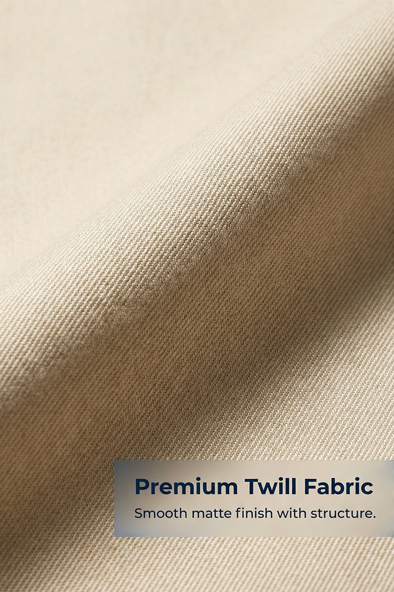 Boys Beige Tailored Trousers