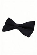 Load image into Gallery viewer, Boys Black Bow Tie

