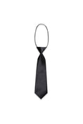 Load image into Gallery viewer, Boys Black Pre-tied Necktie
