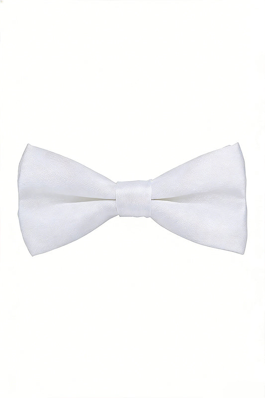 Boys White Bow Tie