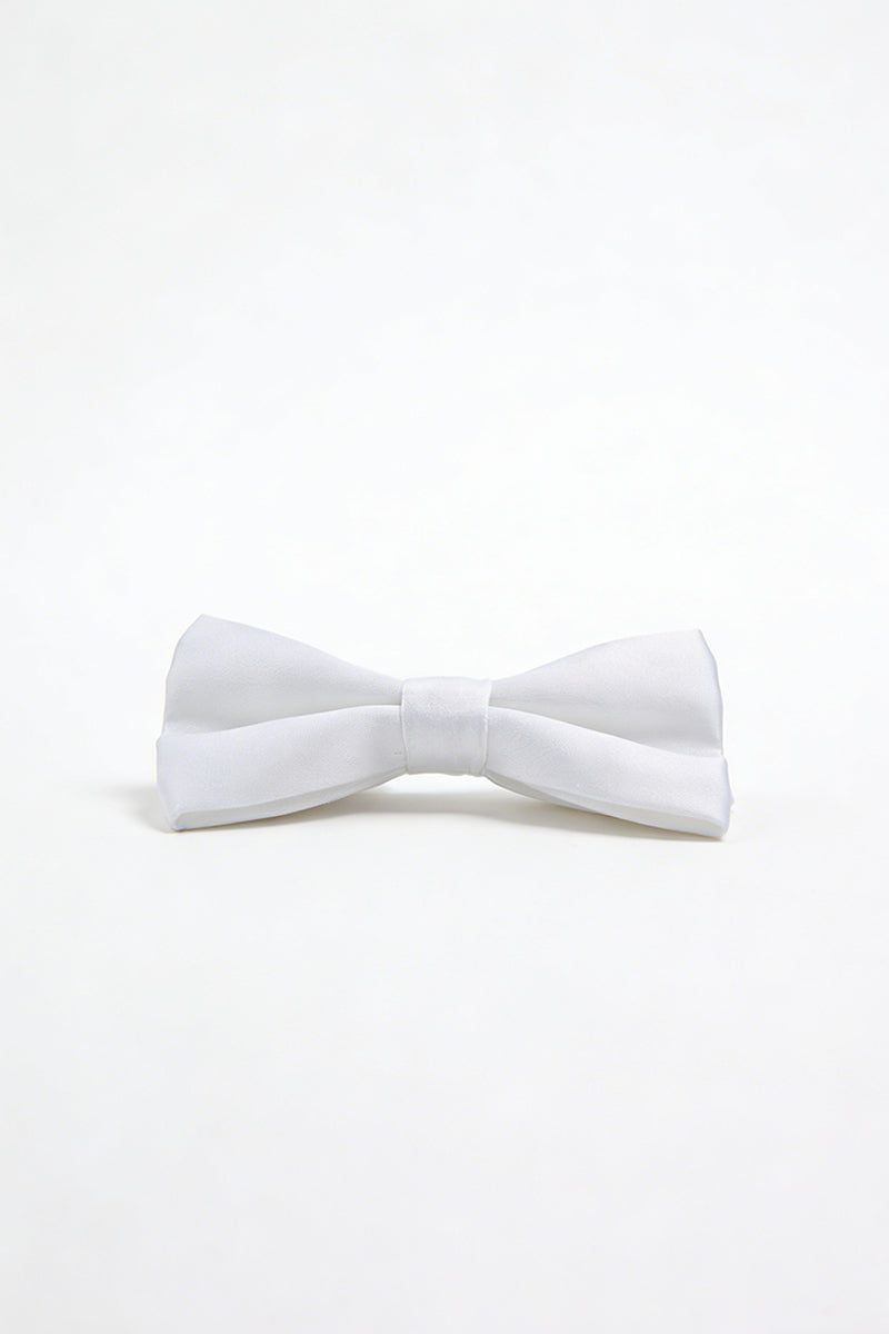 Boys White Bow Tie