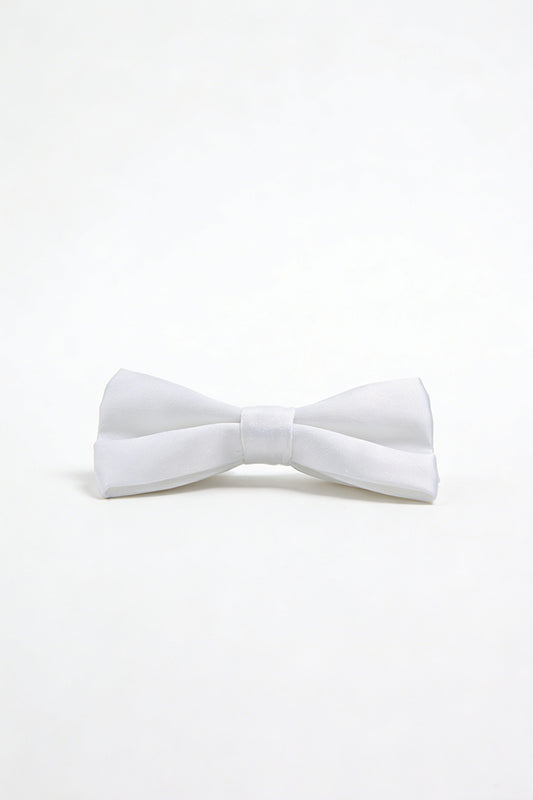 Boys White Bow Tie