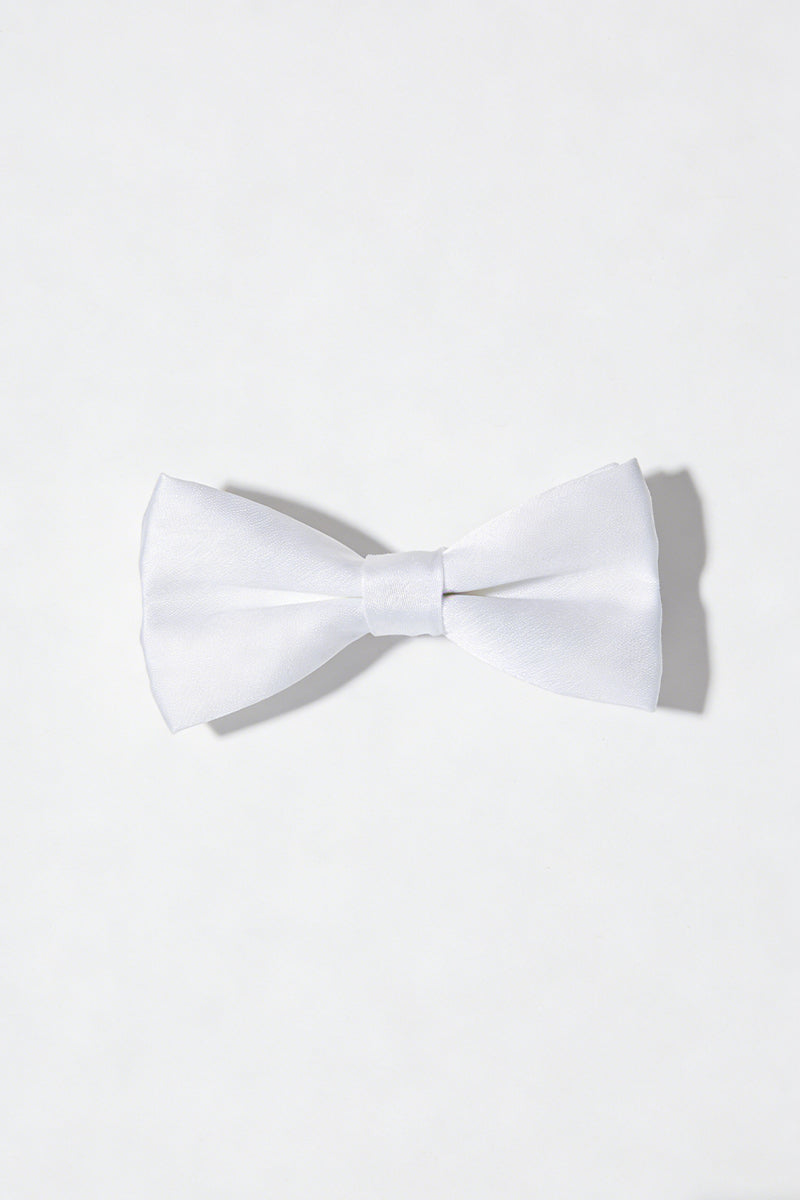 Boys White Bow Tie