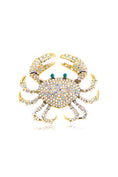 Load image into Gallery viewer, Boys 3A CZ Stone Crab Brooch
