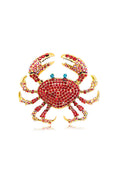 Load image into Gallery viewer, Boys 3A CZ Stone Crab Brooch
