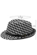 Load image into Gallery viewer, Boys Houndstooth Belt Buckle Decorative Hat
