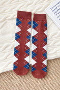 Load image into Gallery viewer, Boys 1-12 Year Diamond Pattern Socks
